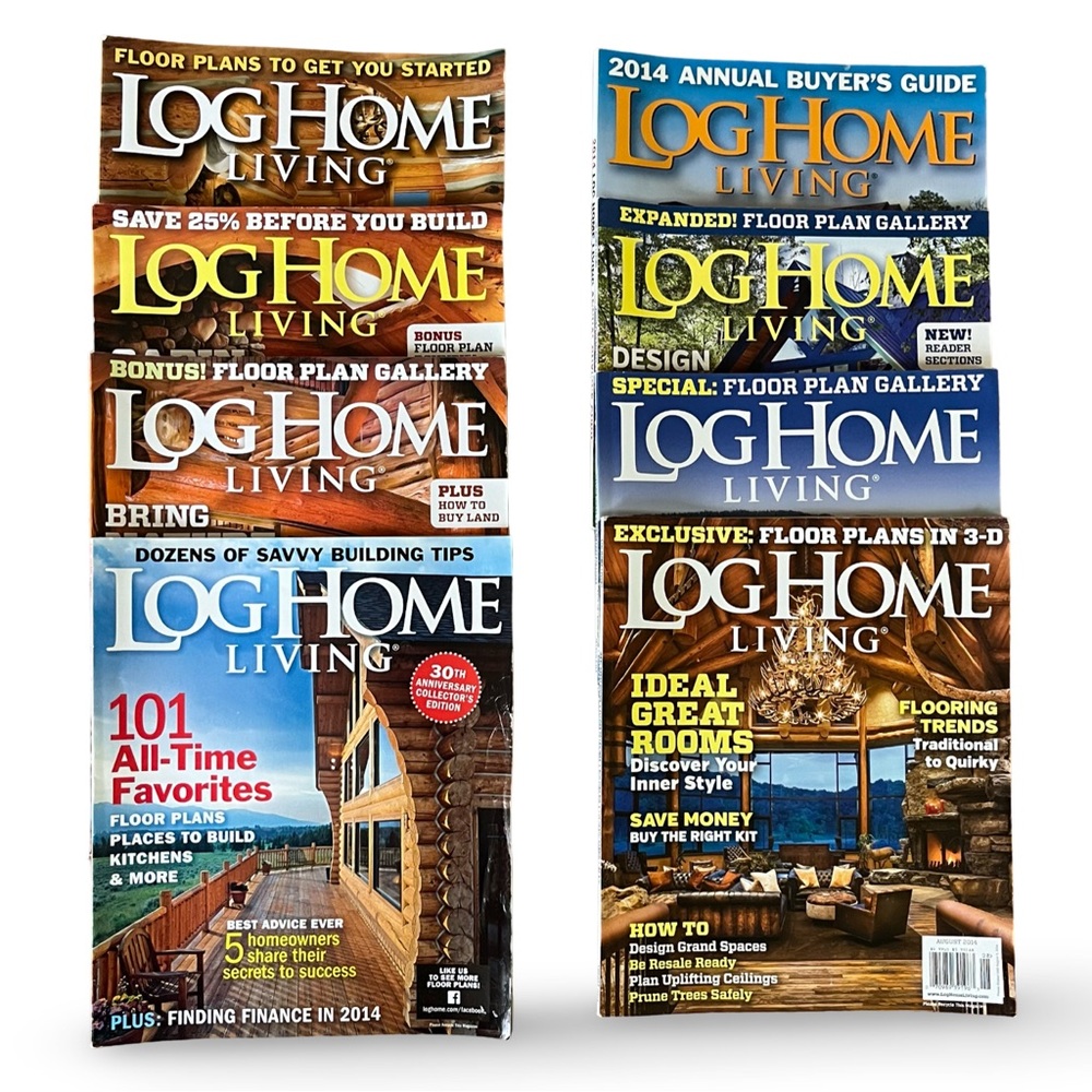 Log Home Living Magazine Collection